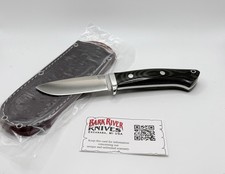 Bark River Knives Classic Drop Point Hunter Black & Green micarta S45VN picture