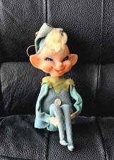 Vtg 50s/60s Christmas Knee Hugger Elf Japan picture