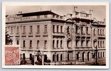Antique Brazil Postcard RECIFE Pernambuco Palacio do Governo 1929 picture
