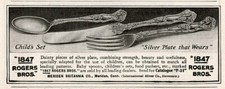 1908 c 1847  Rogers Silver Plate Childs Set Tableware Cutlery picture