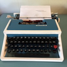 Rare Teal Blue Underwood 315 Typewriter • 