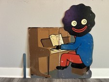 Vintage Robertson’s Die-Cut Piano Player Cardboard Store Display picture