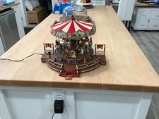 1990s mr christmas holiday around the carousel musical animated electric working picture