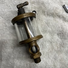 Vintage Lunkenheimer Sentinel No. 1-1/2 Fig. 1300 Brass Hit Miss Engine Oiler picture