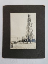 1918 antique DICKMAN LEASE WELL #13 butler co ks OIL DERRICK photograph picture