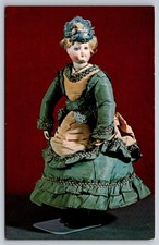 Doll Josephine French Bisque Head Kid Body 1865-70 Essex Institute Postcard picture