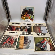 7 White Farm Tractor Equipment Brochure 4-180 Field Boss Disk Harrow Loader Plow picture