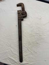 Antique Trimo Pipe Wrench Size 24 Trimont MFG CO Roxbury Mass ~ Spring Jaws picture