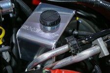 Shelby Brake Reservoir Cover - Fits 2005-Mid 2008 Ford Mustang V6 GT & GT500 SVT picture