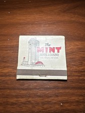 Mint Hotel  & Casino Las Vegas NV Full Unstruck Matchbook Vintage  picture