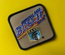 Busch Beer Bass Fishing Iron On Patch 3” x 3” picture