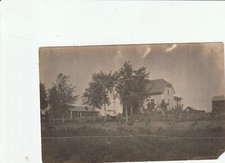 Ruso ND -- Douglas NC -- RPPC -- 1916 -- View of House & other Buildings / Barns picture