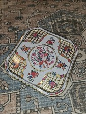 Vintage 1987 Floral Metal Tray by The Tin Box Company picture