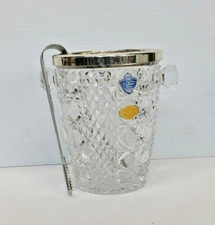 FB Rogers Western Germany Genuine Lead Crystal Glass Cut Ice Bucket 24% Lead picture