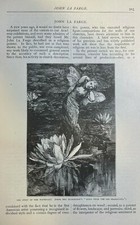 1881 Artist John La Farge illustrated picture