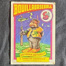 Topps 1987 Bouillabaseball 3-Card Lot 4B 13B 17B Chickpea Tramer Huck picture
