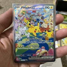 Pikachu ex 149/128 30th Anniversary Special Illustration Rare (SIR) In Hand MINT picture