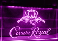 Crown Royal LED Sign Bar Club Liquor Man Cave Wall Decor picture