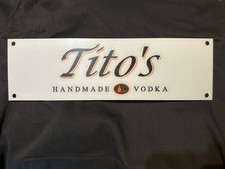 Titos Handmade Vodka  Acrylic Sign 5x16 picture