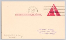 Philadelphia, PA 5th Int'l Philatelic triangular 2c commemorative Chrome picture