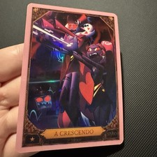 Hazbin Hotel A Crescendo FOIL Optichrome 2nd Edition Trading Card #57/60 Pink picture