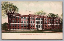 Technical High School Springfield MA Posted Vintage Postcard TS-212 picture