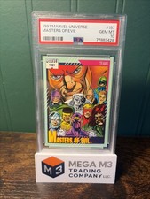 1991 Impel Marvel Universe #157 Masters of Evil PSA GEM MT 10 POP 22 picture