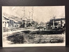 RPPC SHASTA Calif. Main Street In 1865 Street Scene 1930s Vintage Photo Postcard picture