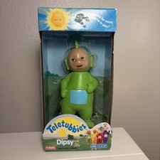 Playskool Teletubbies Dipsy Green Boxed Plastic Figure Vintage 1998 picture