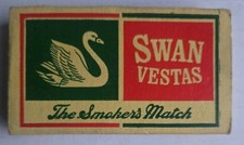 Vintage RARE The Original Swan Vestas Matchbox With Matches British Made   picture