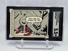 Spider-Man - 1966 Donruss Marvel Super Heroes #35 SGC 5.5 picture