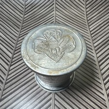Vintage GIRL SCOUTS Collapsable Aluminum CUP GS Camp Camping  picture