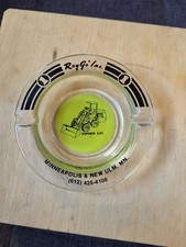 Vintage 1970s RayGo Inc Gopher 625 Loader Glass Ashtray Minneapolis New Ulm MN picture