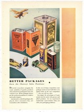 1931 Continental Can Co. of Chicago Ad: F&B of PG - Oil Cans Featured, Veedol ++ picture