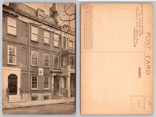 Carlyle's House Cheyne Row Chelsea London UK Early 1900s Vintage Postcard picture