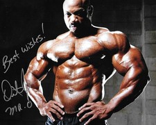 Dexter Jackson signed 8x10 photo Bodybuilding Mr. Olympia Legend Rare COA LOOK picture