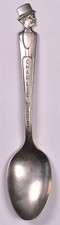 Charlie McCarthy Spoon Vintage Dutchess Silverplate picture
