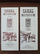 Vintage D&H Delaware & Hudson Canal Museum Brochure with Map - Undated picture