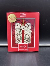 Lenox 2016 Annual Joyous Tidings Present Christmas Ornament Retired picture