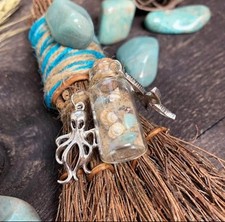 Sea Witch Broom With Amazonite Besom picture