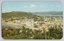 Mazatlán, Sinaloa, México Panoramic Olas Altas North Beaches Chrome Postcard picture