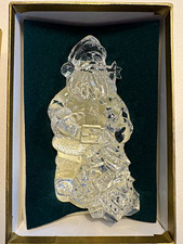 Waterford Crystal Santa Brings the Tree 5th Edition Clear Crystal Boxed picture