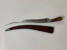 Antique Brass Khanjar Cutlass Jambiya KHYBER Dagger Peshkabz Poniard Collectible picture