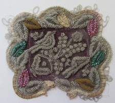 NOW ON SALE~  OLD AUTHENTIC IROQUIS NATIVE AMERICAN INDIAN BEADED PILLOW?  (F) picture