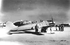 WW2 Picture Photo Australia 1943 Rebuilt Zero fighter with B-17 background 1832 picture