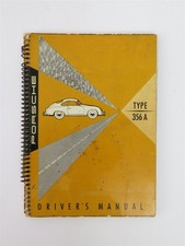 Porsche 356 A Driver's Manual Original 1957 Spiral Bound picture
