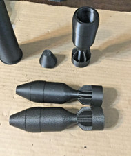 37mm Projectile large Payload finned work and look great.  3D printed  2PK. picture