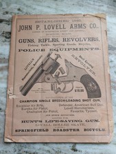 1887 John P. Lovell Arms Co. Catalog Boston, MA picture