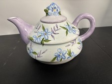 Capriware Hand Painted Flowered Teapot picture