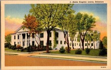 Vintage Postcard  1940 Beebe Hospital, Lewes, Delaware (DE) picture